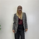 blazer over con bottone english